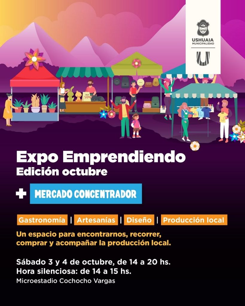 Imagen de la convocatoria Expo Emprendiendo, publicada por La 100 Ushuaia